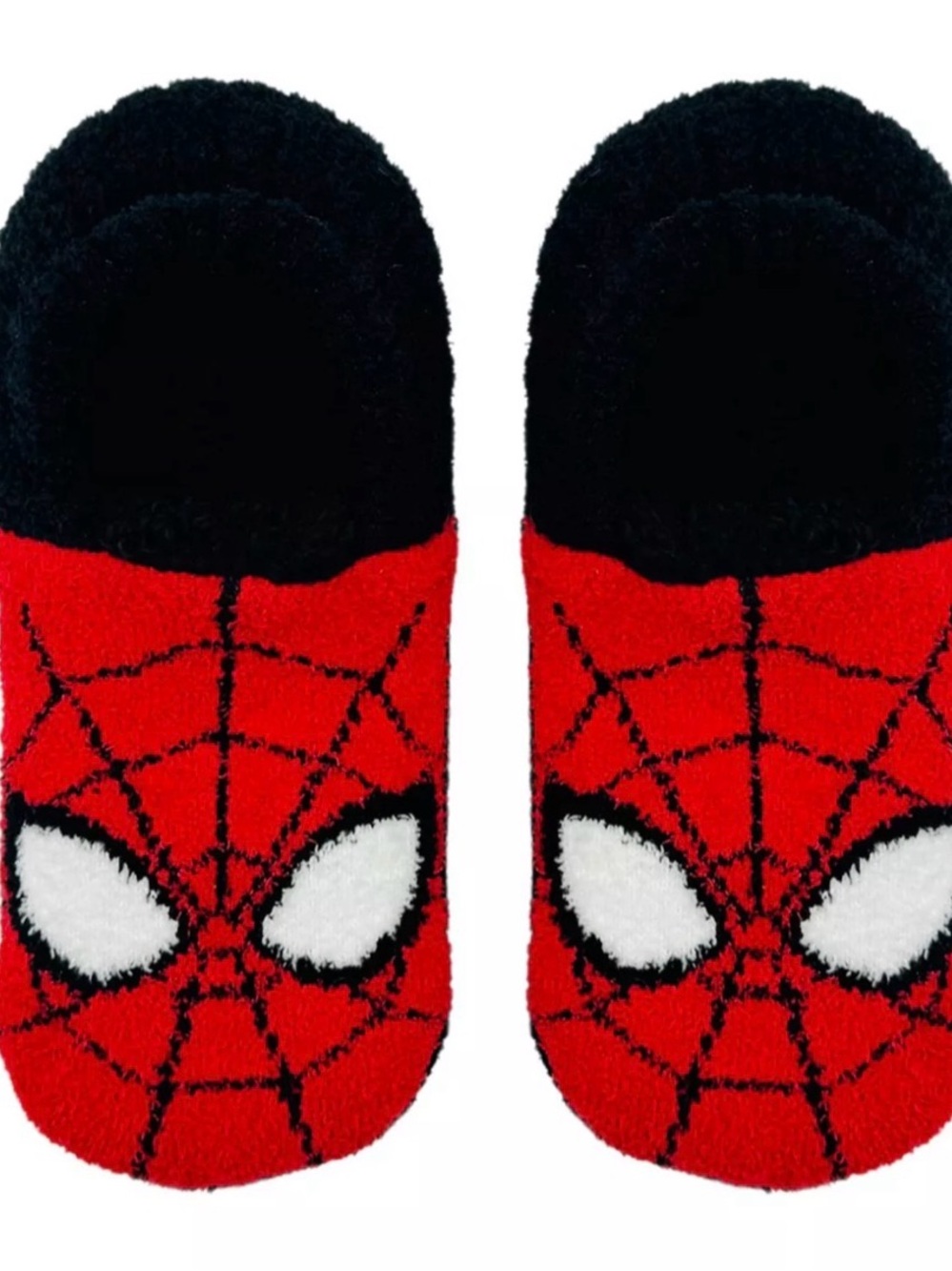 Boys Marvel Spiderman Flex Back Slipped Socks Grips New Size 3 M/L